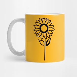 Sunflower Drawing Mug
